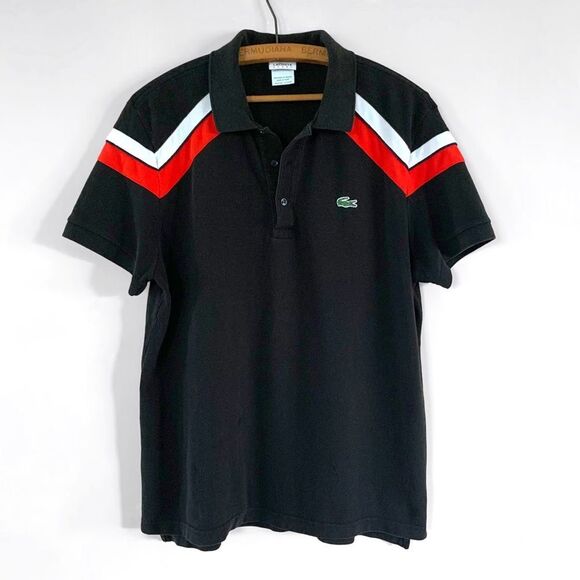 Lacoste Vintage Stripe Polo Shirt - Picture 1 of 6